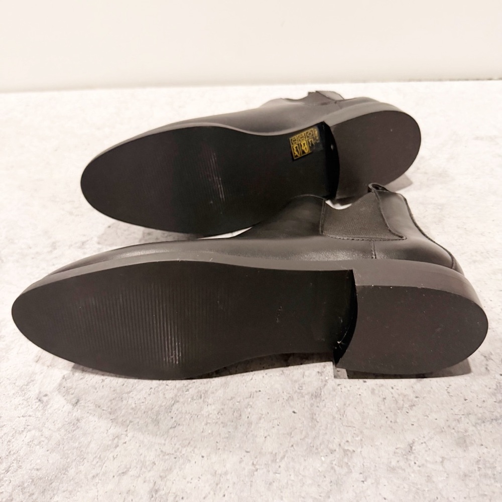 NEW EVERLANE New Modern Chelsea Boot black Italian leather ankle booties 8.5 - Picture 8 of 9